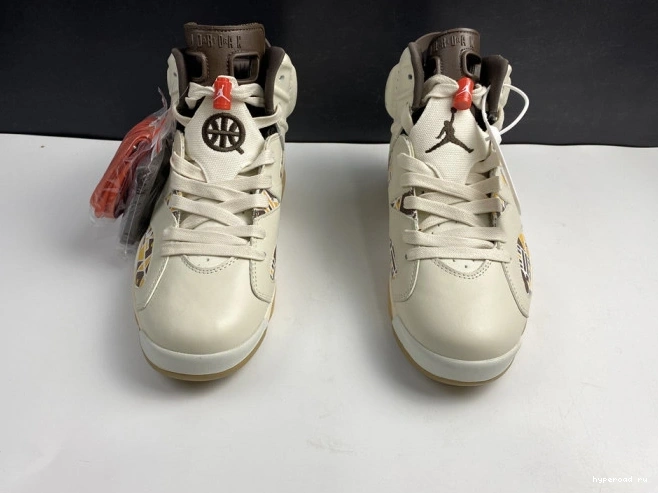 6 Brown Sail Jordan Retro AIR Quai54 (2020) CZ4152-100 0812